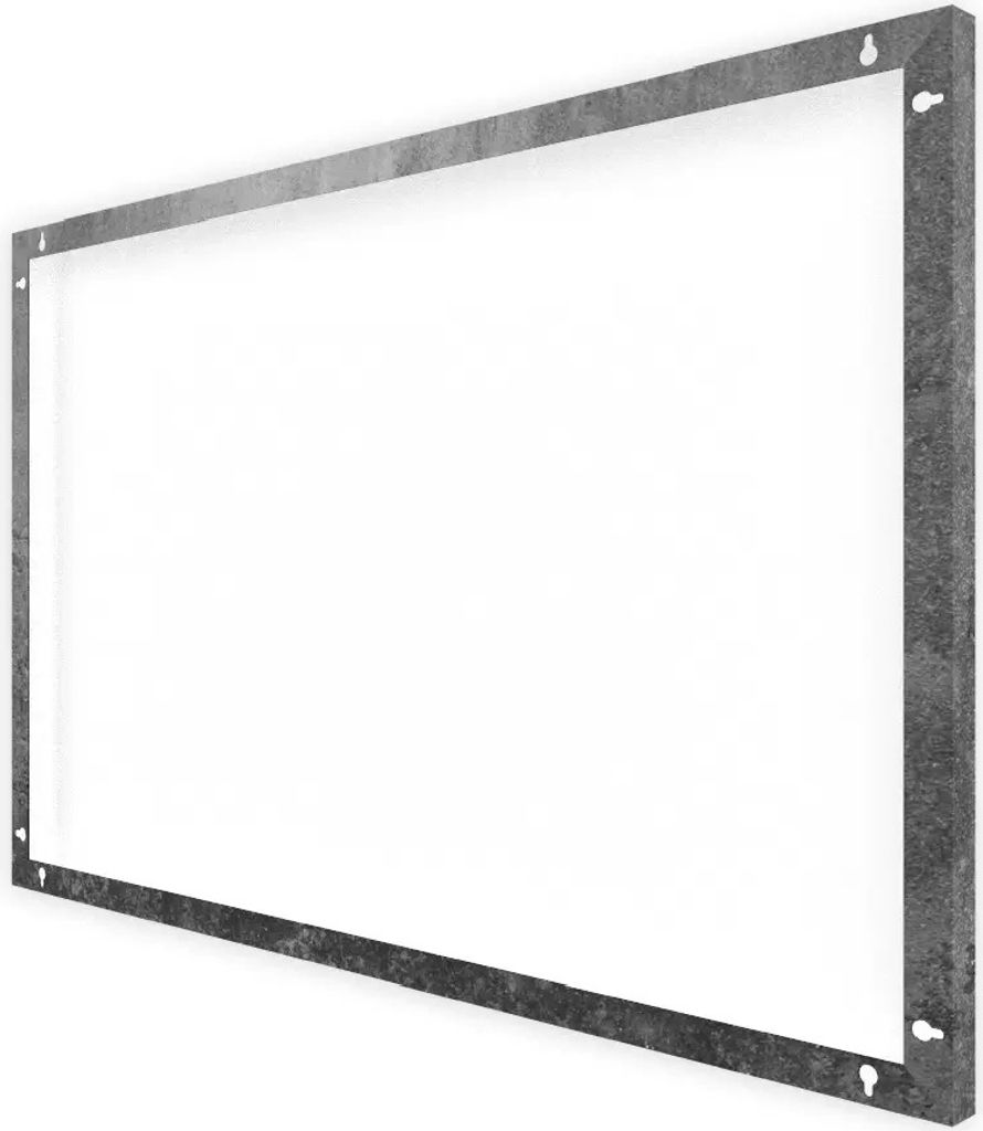 Metallische Magnettafel BETONMAUER ZEMENTMAUER ZEMENT 60x40cm MetalBoards Memoboard für jede Art von Magneten Magnetpinnwand zum Beschriften + 4 M...