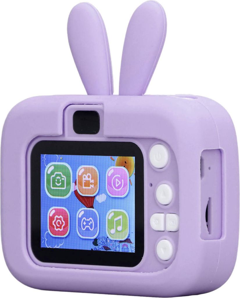 Kinder Kamera Digital 20MP Kind Selfie Spielzeug Kleinkind Weihnachten Geburtstag Geschenk Kaninchen Form 2in lila