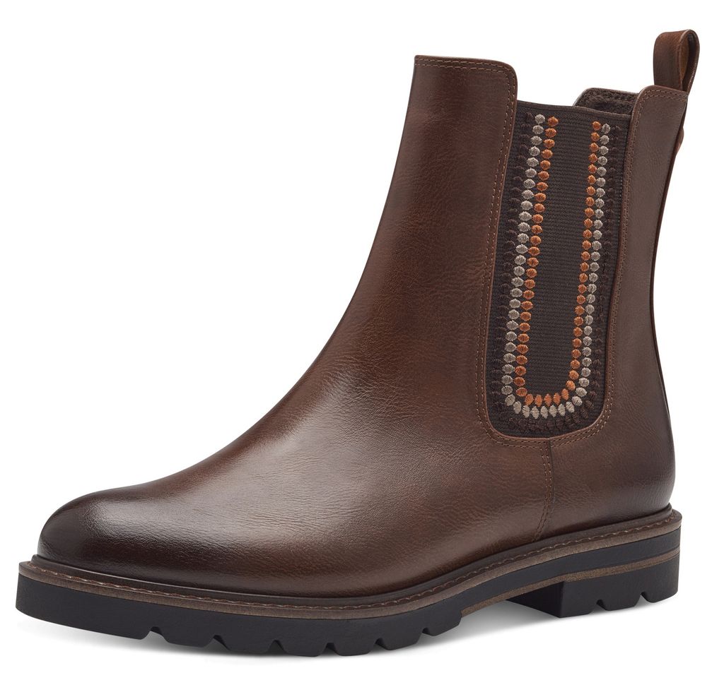 Marco Tozzi Damen Elegante Stiefelette 2-25422-43 Braun