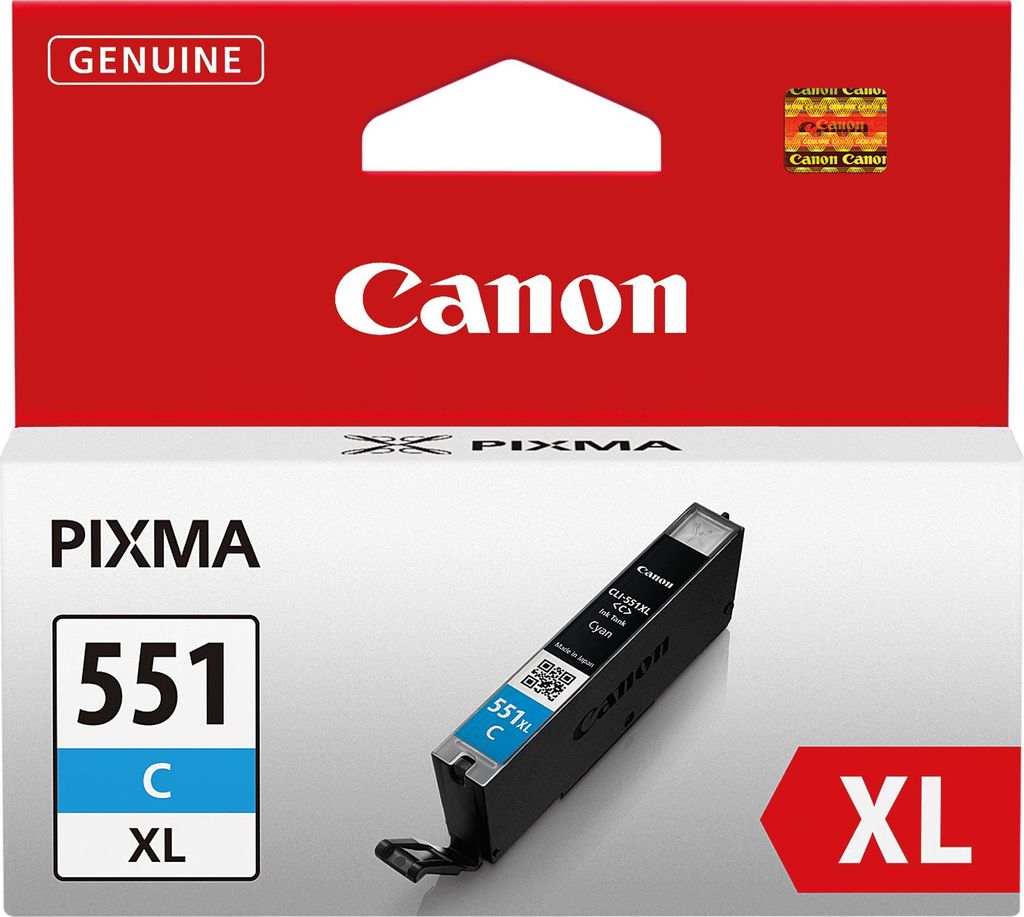 Canon CLI-551C XL Druckerpatrone cyan Zdjęcie produktu 