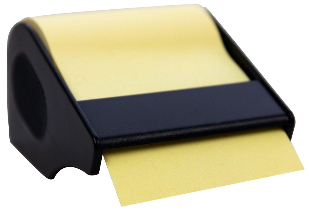 RNK Verlag Haftnotizen-Rolle im Abroller recycling-gelb 60 mm x 10 m