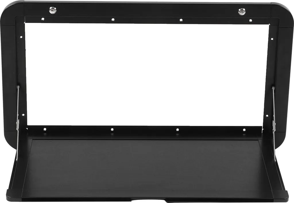 Table de repas externe RV noire 25kg en aluminium pour caravane et MPV