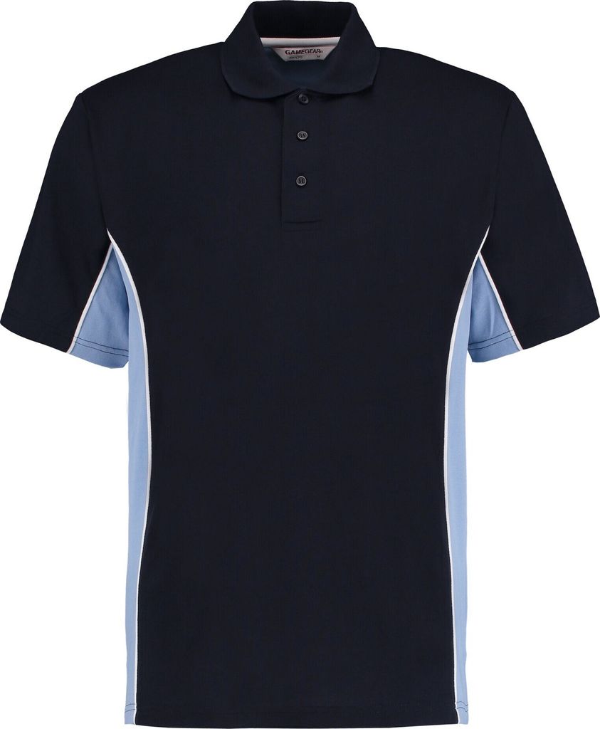 GAMEGEAR - "Track" Poloshirt für Herren RW9897 (3XL) (Marineblau/Hellblau/Weiß)