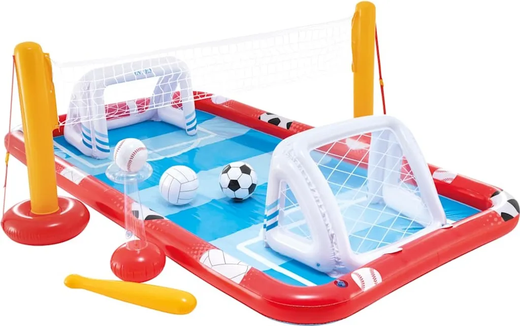 INTEX Action Sports Centre de jeux gonflable 325x267x102 cm avec ballons