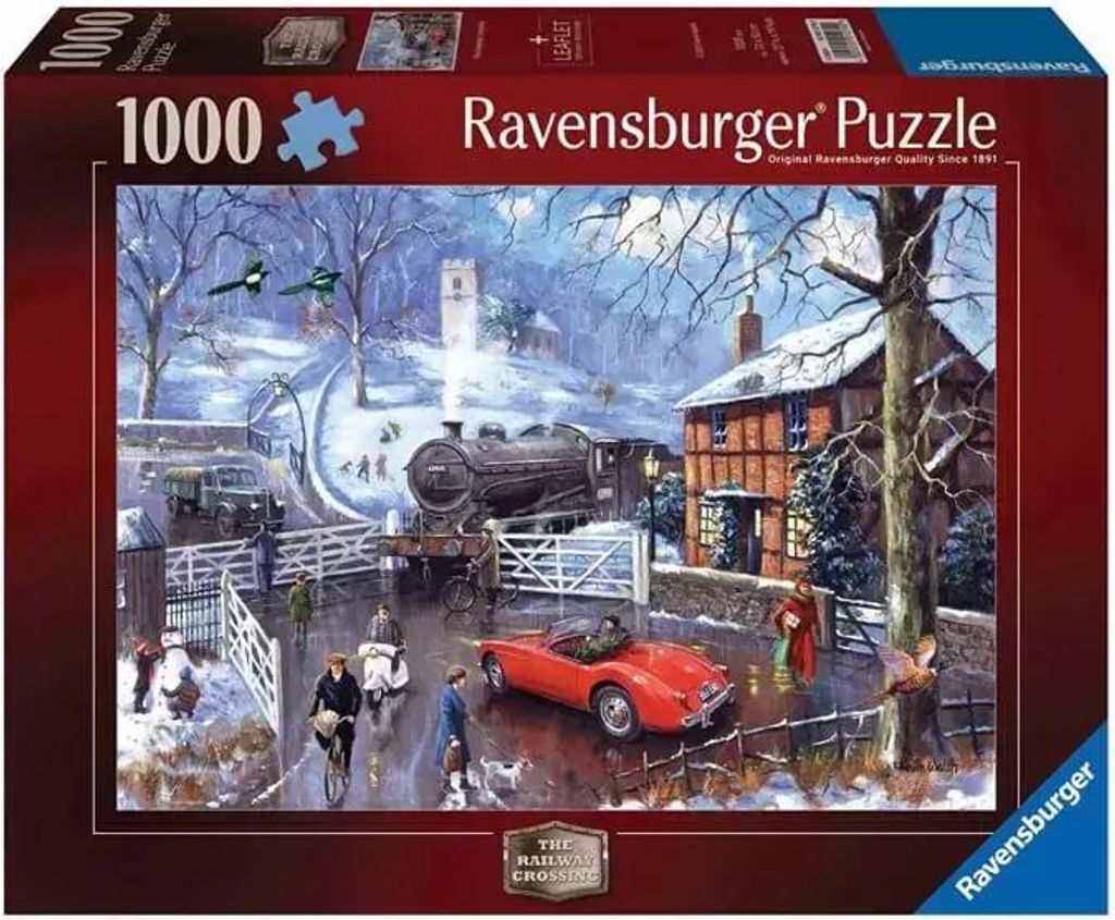 Ravensburger - Puzzle Railway Crossing - 1000 dielov
