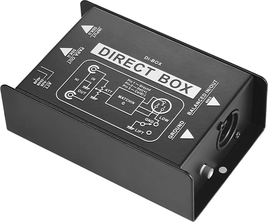 Interface Direct Box pour Basse et Guitare - Solution Enregistrement Live