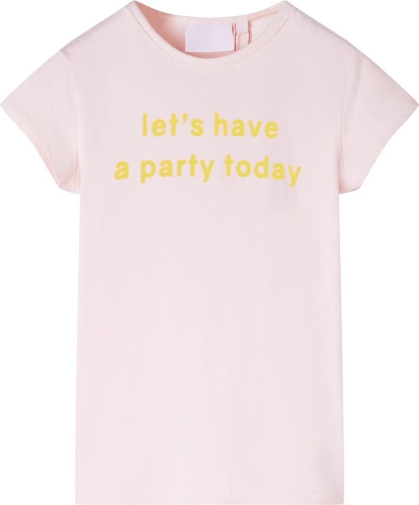 Kinder-T-Shirt Zartrosa 140