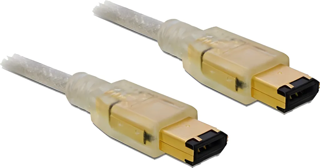 Cavo FireWire 6 pin Delock 1 metro | Qualità Professionale 400Mbps