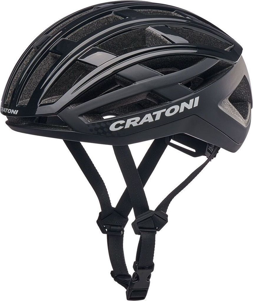 CRATONI Rennrad-/ Gravel Fahrradhelm C-AirLite, black glossy