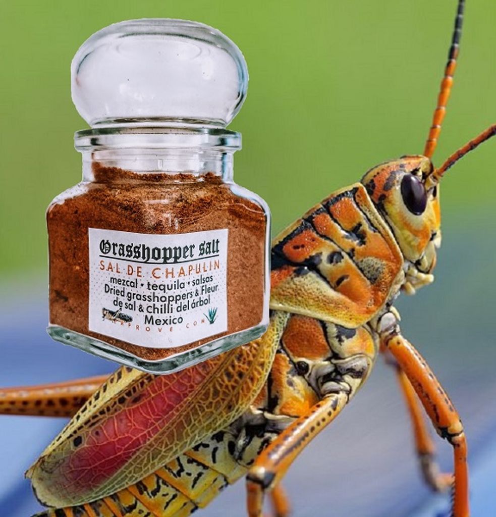 Sel aux sauterelles alias sal de chapulin avec mezcal et Image du produit 
