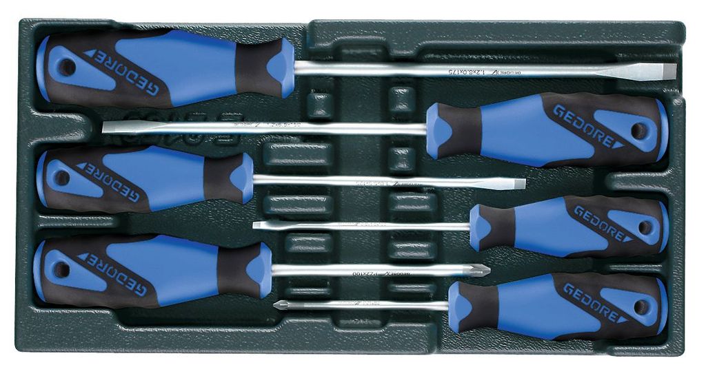 GEDORE 1500 ES-2150 PZ Schraubendreher-Satz in 1/3 ES-Modul, 1523694