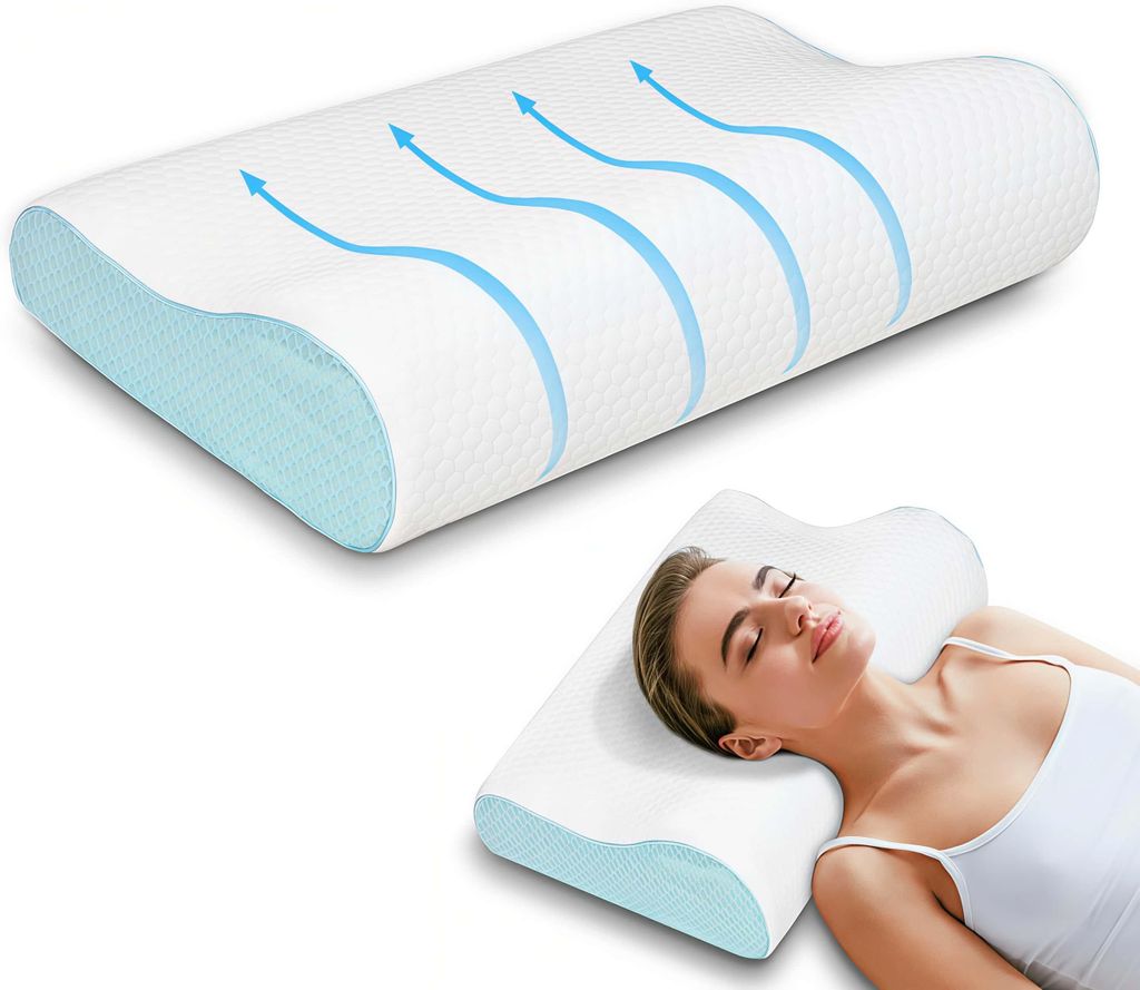 Orthopädisches Nackenstützkissen, Bequemes Nackenkissen zur Produktbild 
