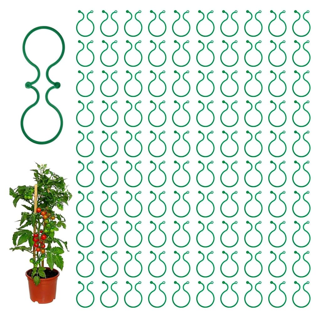 Pflanzenstütz-Clips für Tomaten, Gurken, Kürbisse und Orchideen