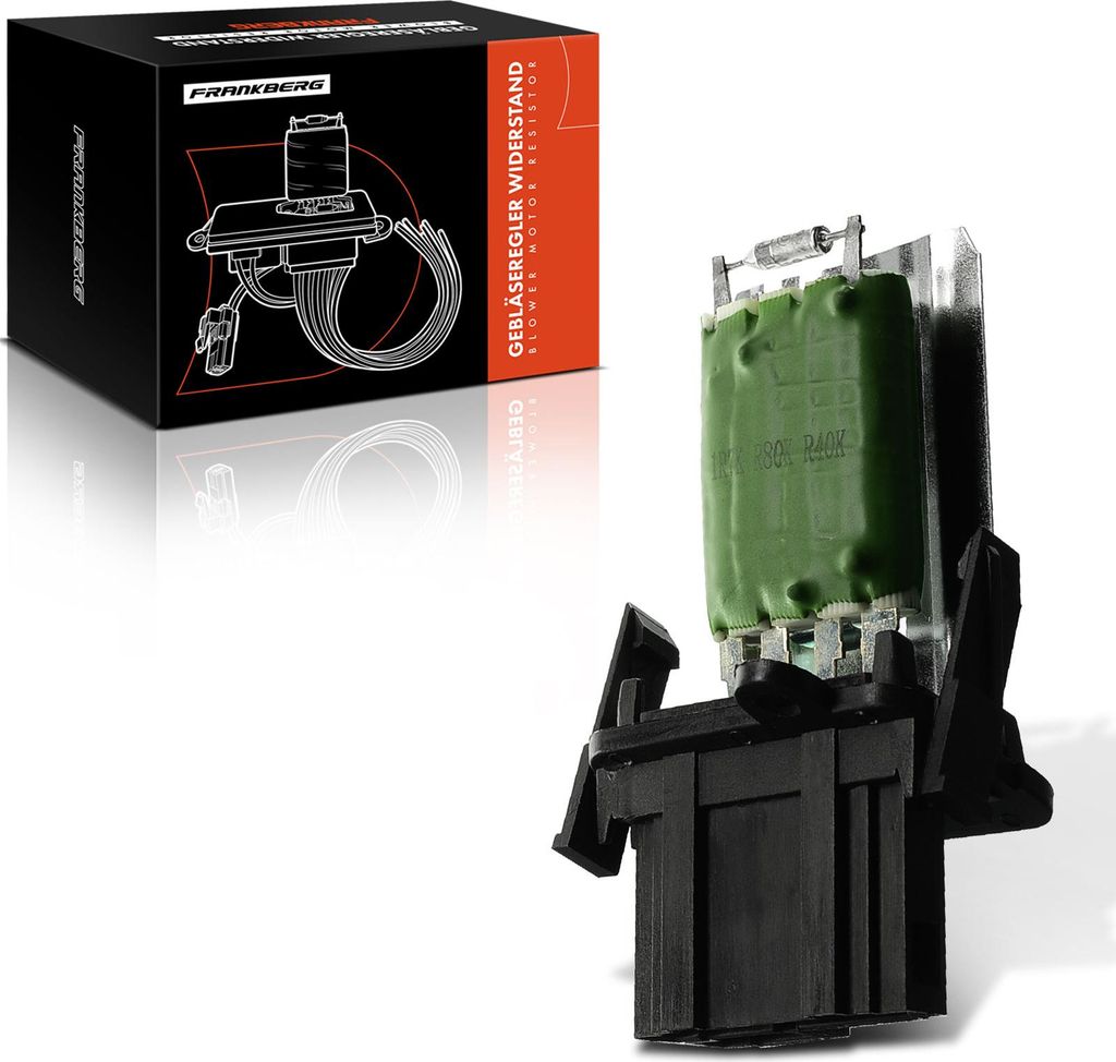 Frankberg 1x Widerstand Vorwiderstand Gebläsemotor für VW Golf III Vento Polo 6N Seat Ibiza Cordoba