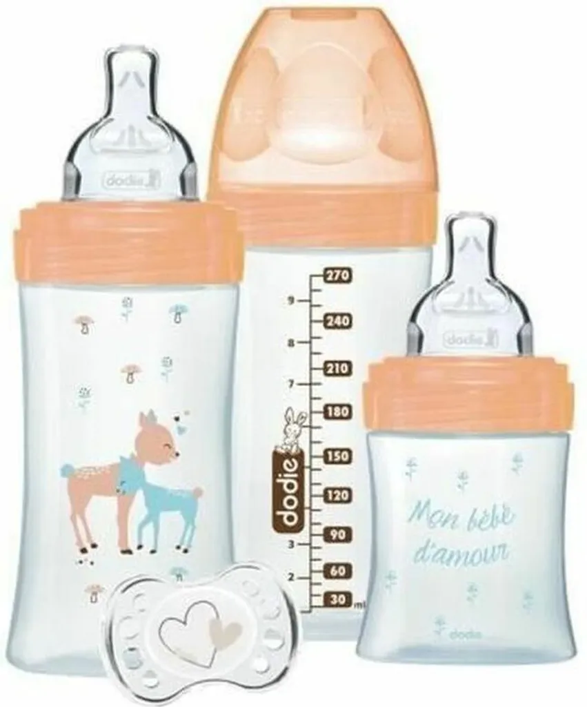 Biberon Dodie Sensation+ Verre Anti-Colique : Coffret Complet avec Sucette