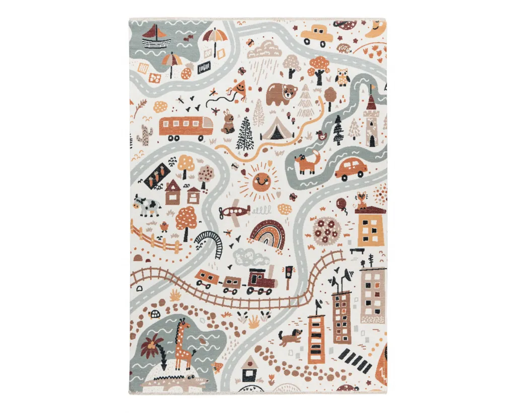 Tapis Déco My Greta 622 Street - Idéal pour Salon ou Bureau 115x170
