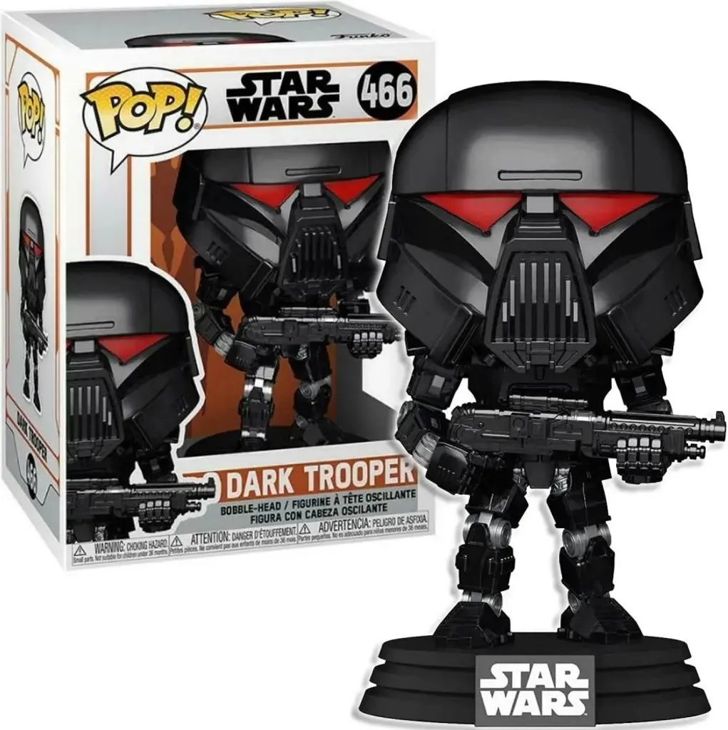 Funko Pop ! Dark Trooper pour Décoration Bureau Star Wars Mandalorian - 6