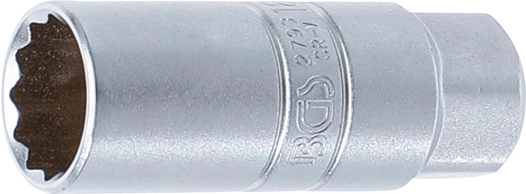 BGS 2793 Zündkerzen-Einsatz Zwölfkant, Antrieb Inn envierkant 10 mm (3/8"), SW 18 mm