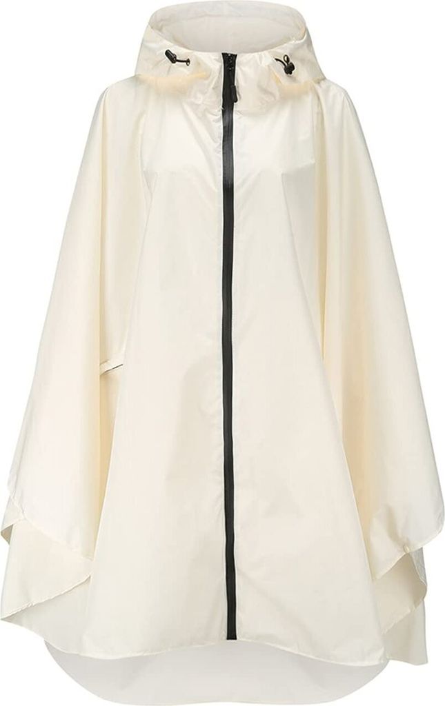 Wasserdichter Regenponcho für Damen, stilvoll, Produktbild 
