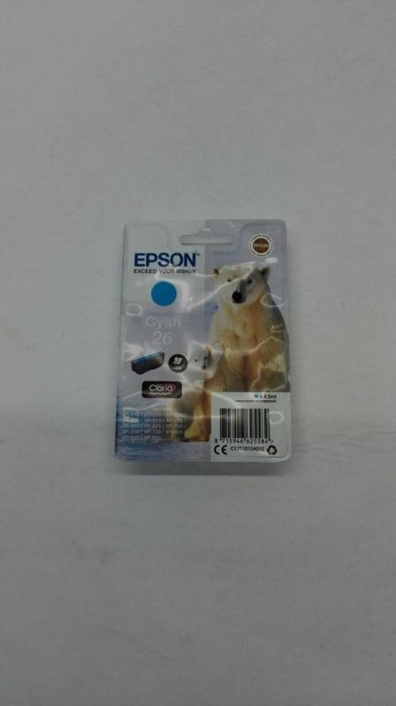 Epson Polar bear 26 Eisbär Claria Premium Single Cyan Produktbild 