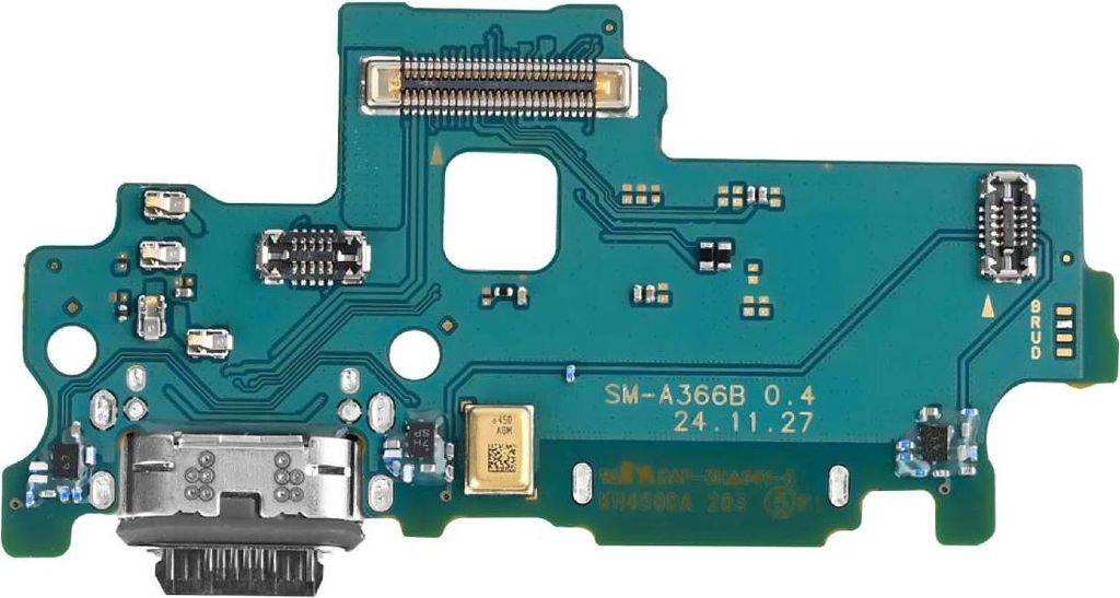 Clappio, Samsung Galaxy A36 USB-C Ladeanschluss mit SIM-Leser, Grün