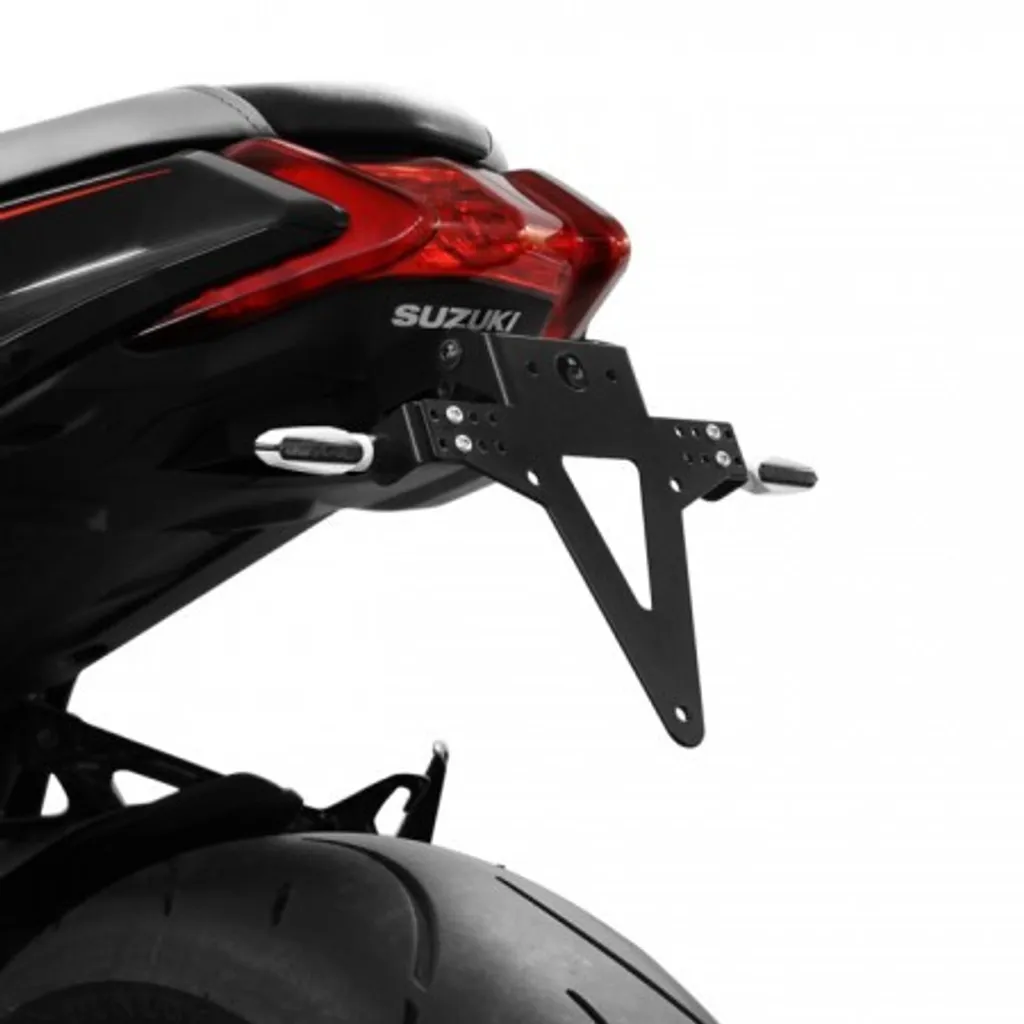 Support de plaque inclinable noir pour Suzuki GSX-S1000S 2019-2024