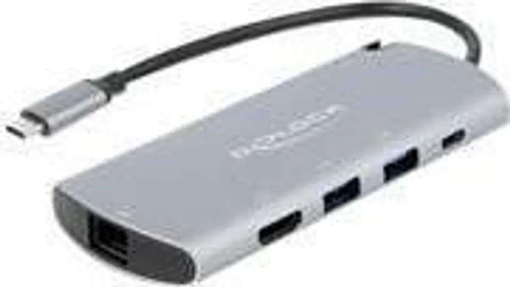 Hub USB-C multifonction avec boîtier SSD M.2 intégré, finition aluminium - 2