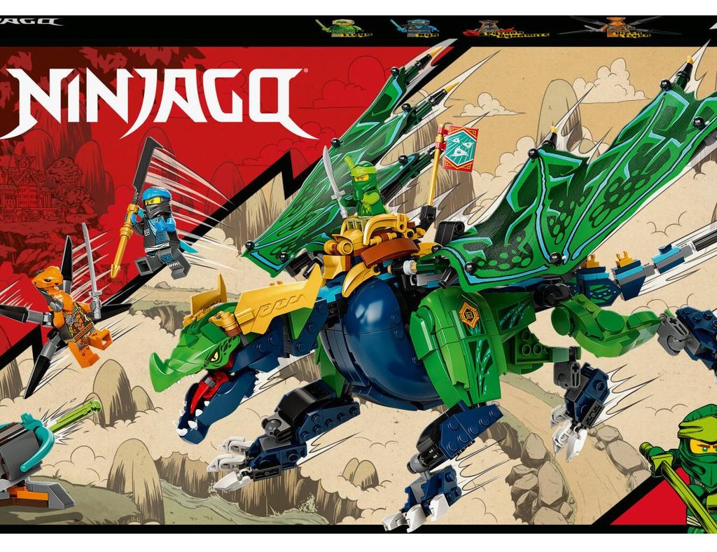 LEGO Ninjago Lloyds Legendärer Drache 71766 - Bauset mit 4 Produktbild 