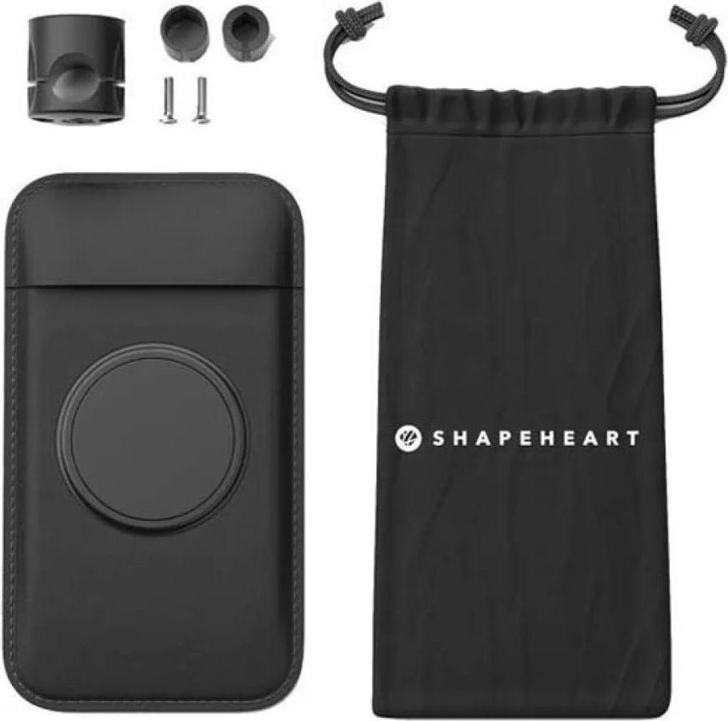 Shapeheart Universal Magnetic Mirror Pro M Handyhülle Schwarz Schwarz One Size