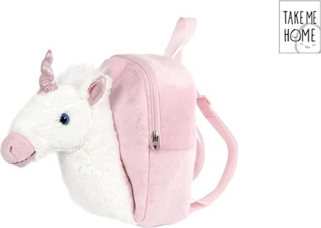 Unicorn Rucksack 3D Einhorn 26cm Kindertasche rosa bunt