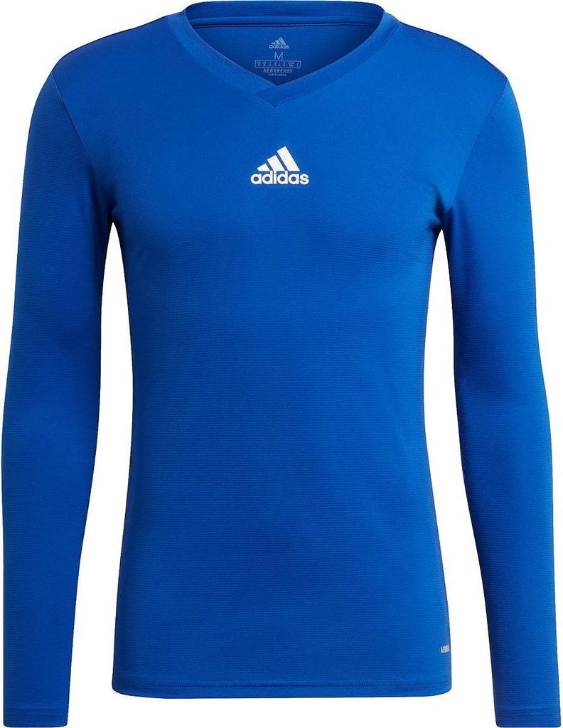 Adidas Base Tee 21 Shirt Lange Mouw Kinderen - Royal  | Productafbeelding 