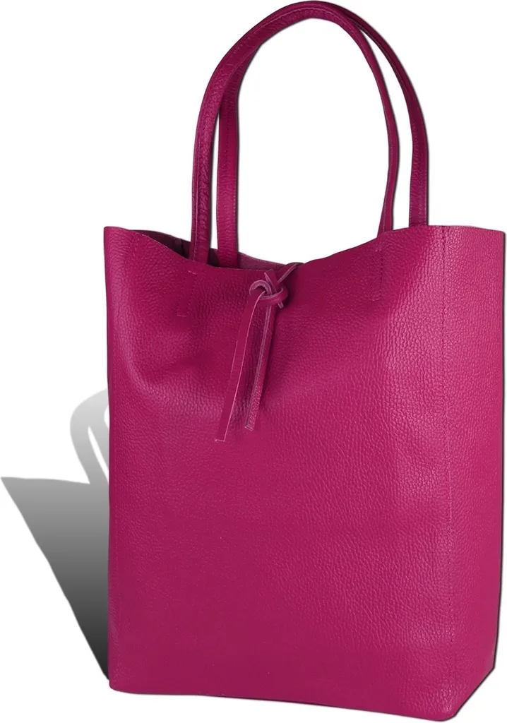 Grand Sac Shopper Rose Toscanto Idéal pour Cours, Bureau et Shopping