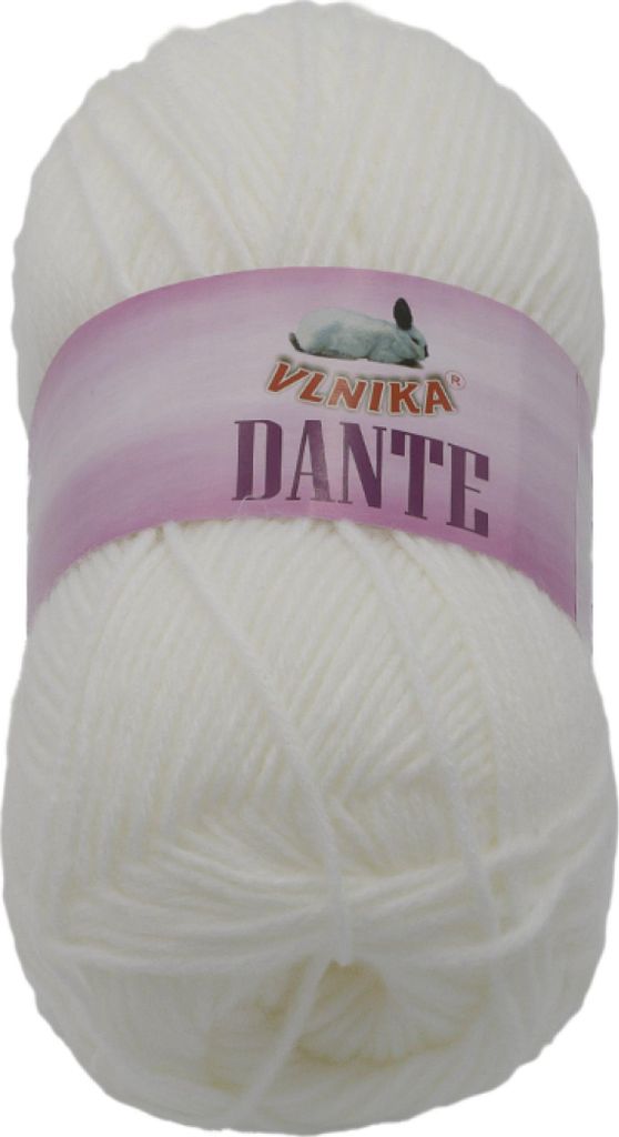 Garn DANTE - 100g / 160 m - Weiß