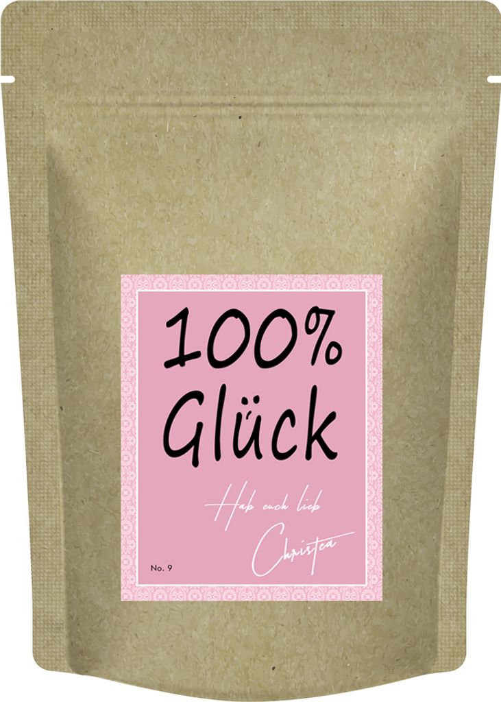 100% Glück - Teegeschenk von Christea - 70 g - Glückstee Produktbild 