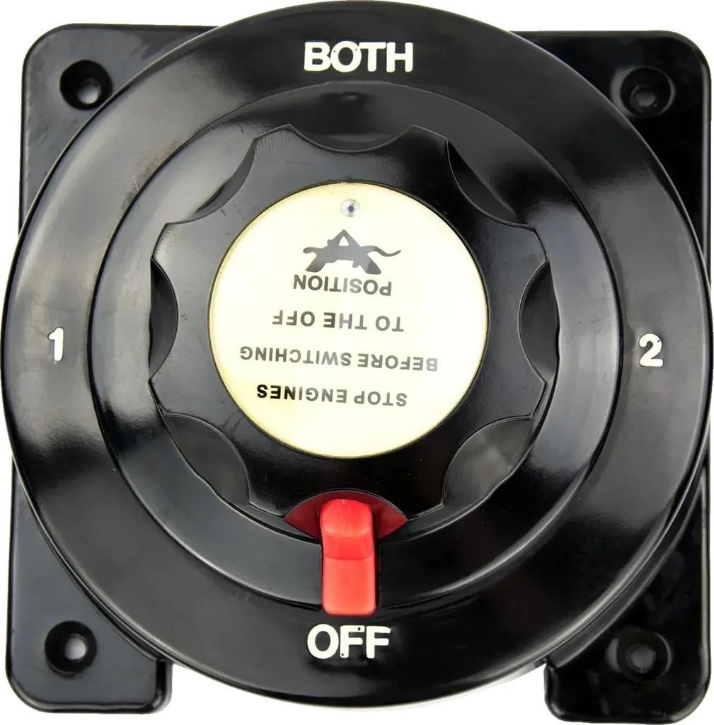 Sélectionneur de batterie double circuit 12-48V pour camping-car bateau