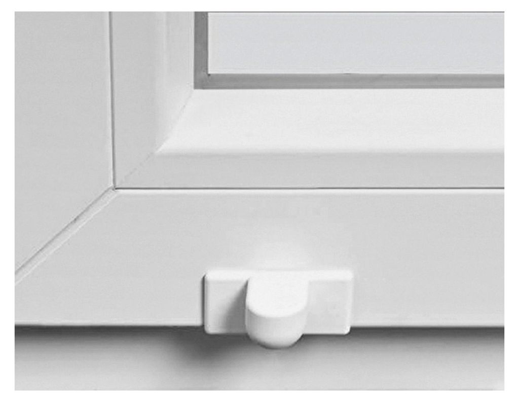 Magnethalter für Jalousien mit magnetischer Unterschiene - selbstklebend - 2 Stück