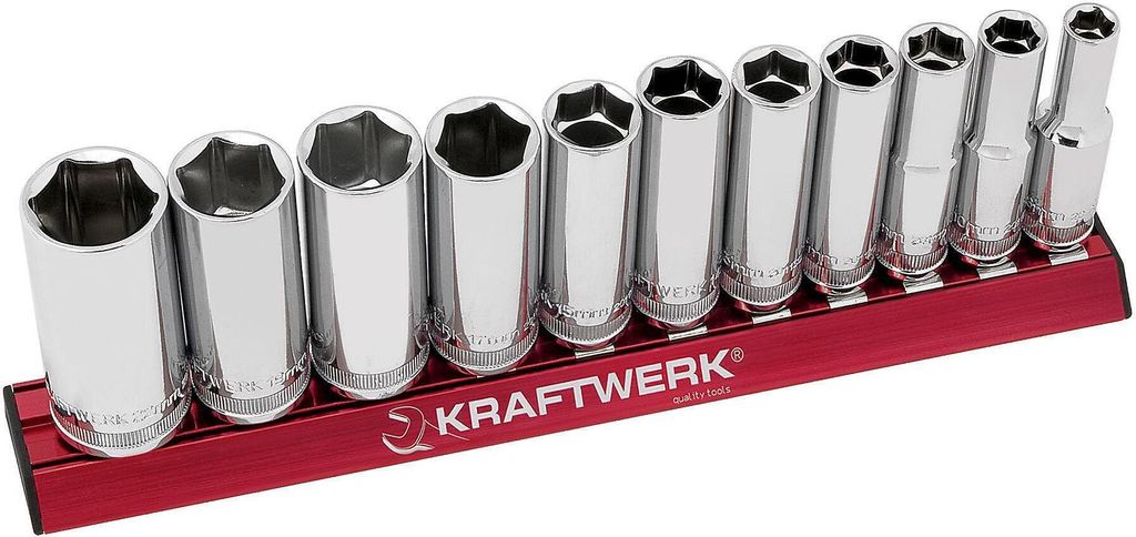 11-t. Stecknusssatz lang MAGALU 3/8"