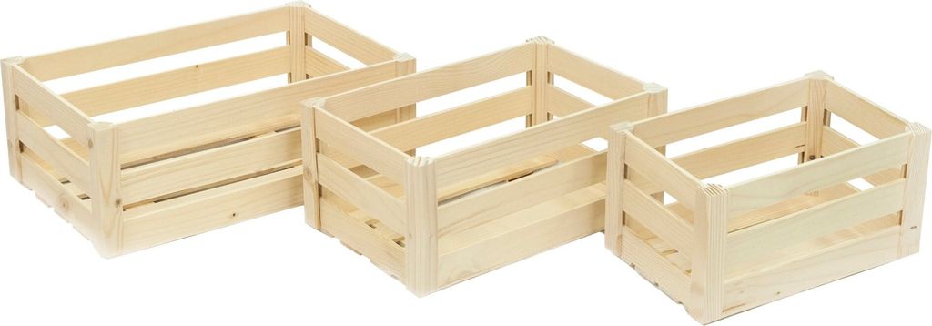 Holzkisten Set 3 Stück