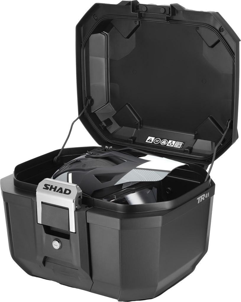 SHAD Topcase Terra TR41 černý/hliníkový kryt Obrázek produktu 