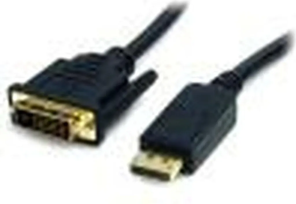 Câble Adaptateur Vidéo Mini DP vers VGA Mâle/Mâle 1.8m Noir Universel