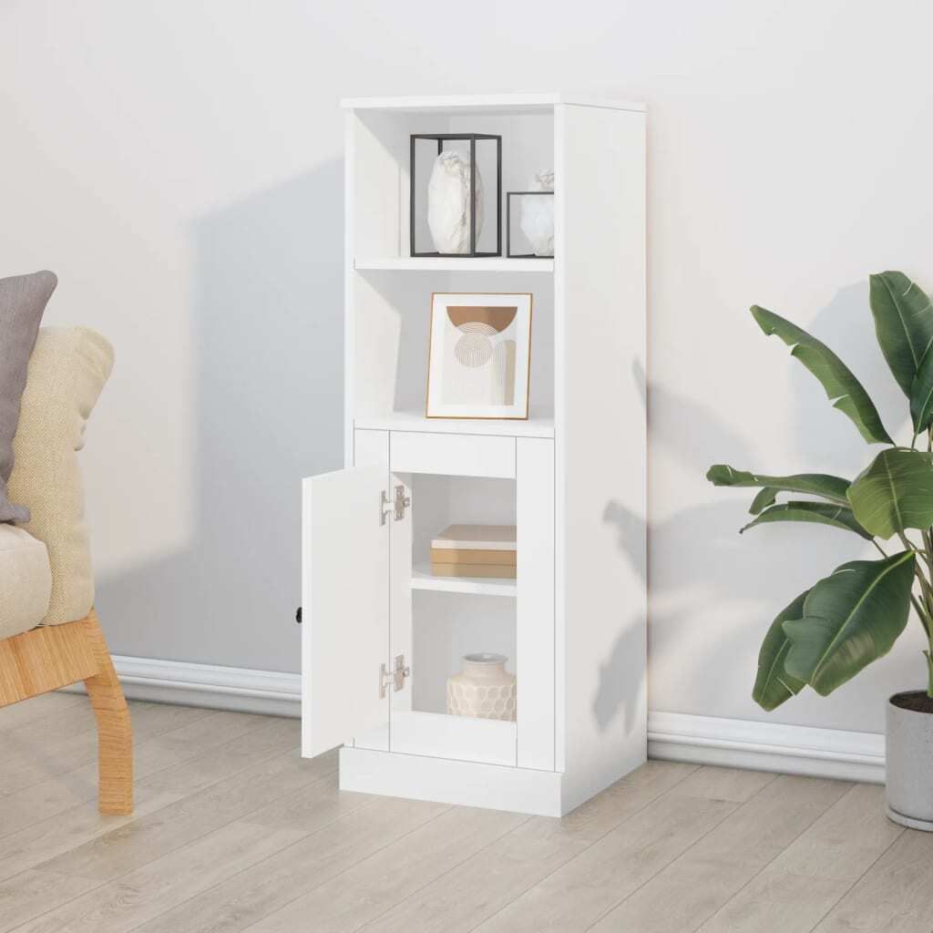 vidaXL Highboard Weiß 36x35,5x103,5 cm Holzwerkstoff