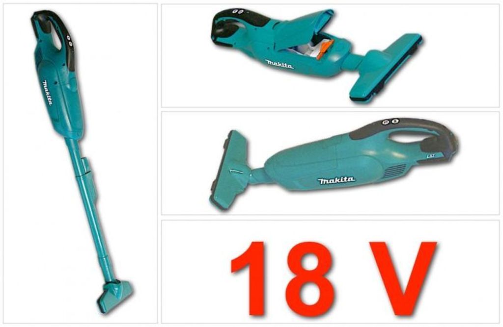 Makita BCL182Z, 2-in-1-Stabstaubsauger, Blau, Trocken, 71 Produktbild 