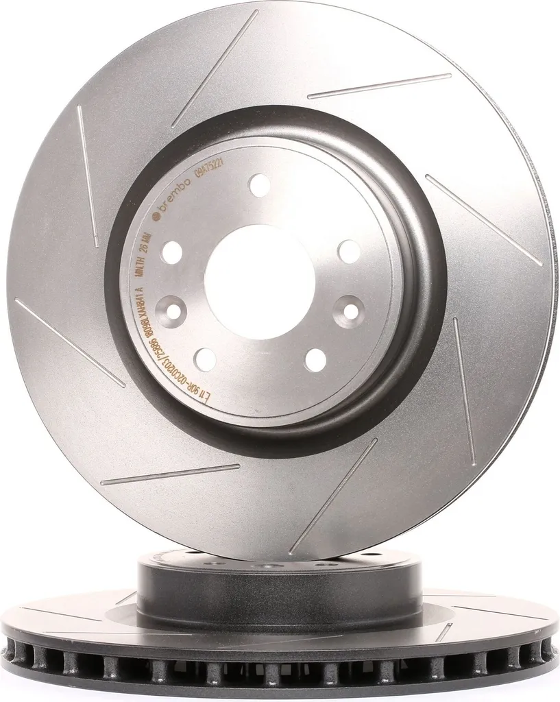 Disque de frein ventilé Brembo 09.A752.21 compatible Megane III 1.5
