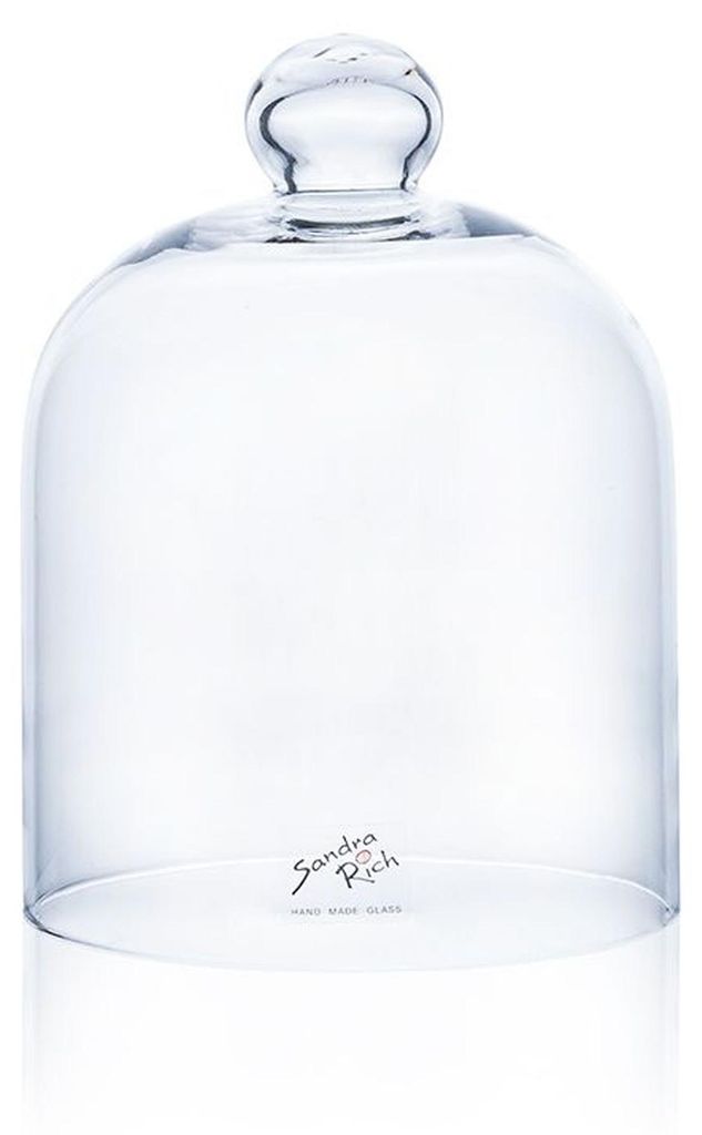 Glashaube, Abdeckung, Käseglocke Glas D. 14cm H. 18,5cm Produktbild 