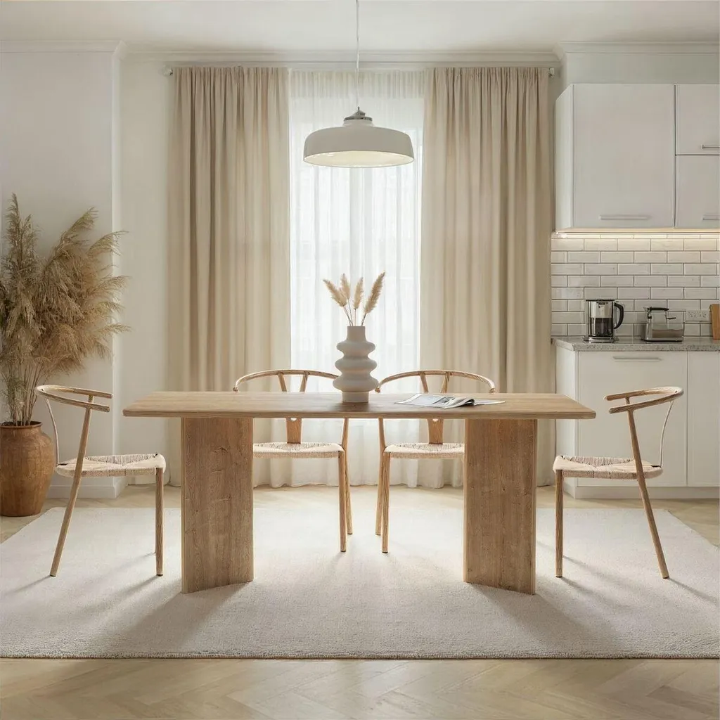 Table à manger pour recevoir 8 invités modèle LORAN 180cm - 2