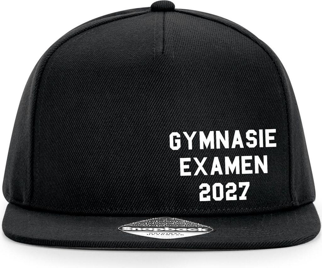 Huuraa Cappy Mütze Gymnasieexamen 2027 Abschluss Schweden Black Polyester Snapback Kappe Geschenkidee