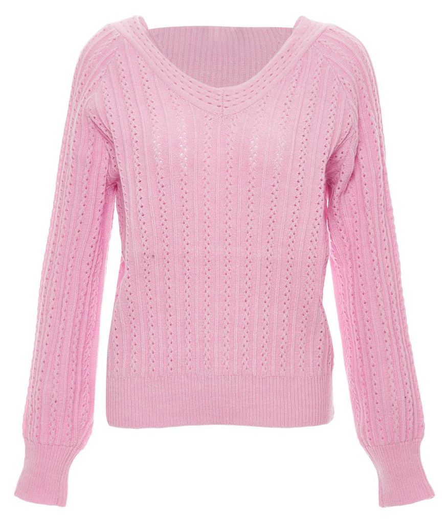 MALUBA Damen Pullover - Lila, XS/S