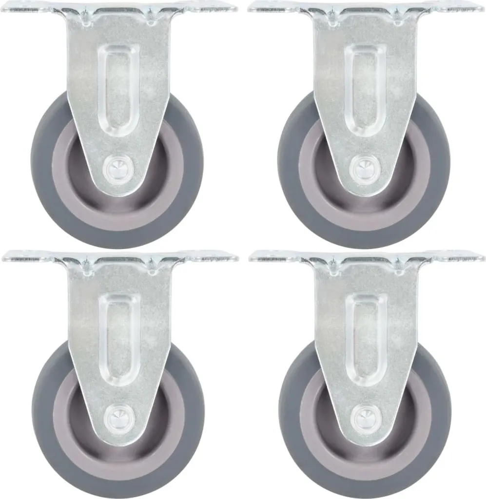 Roulettes Fixes 50 mm Lot de 16 Pièces Idéal pour Mobilier et Ateliers