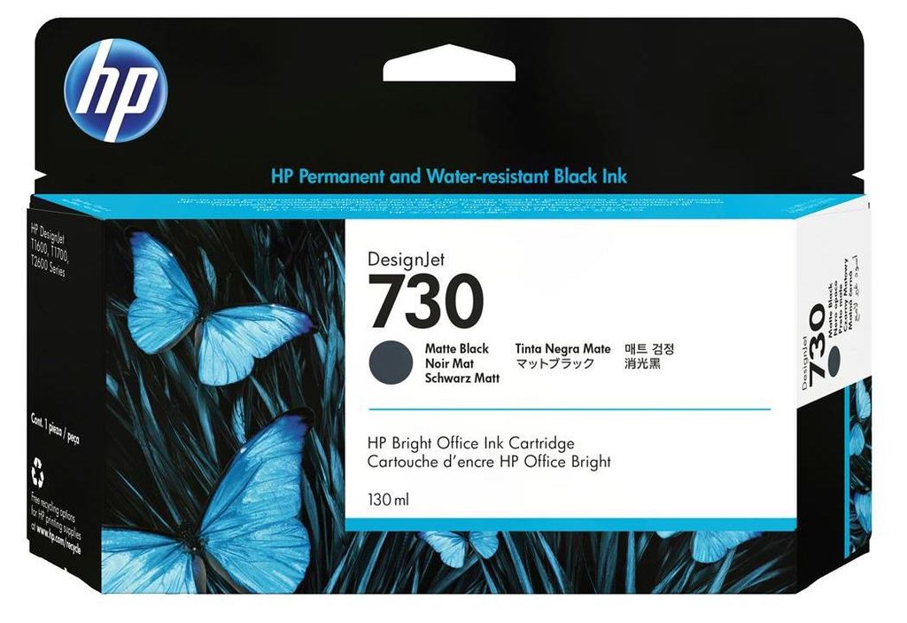 HP 730      Mattschwarz         Tintenpatrone 130ml Image du produit 