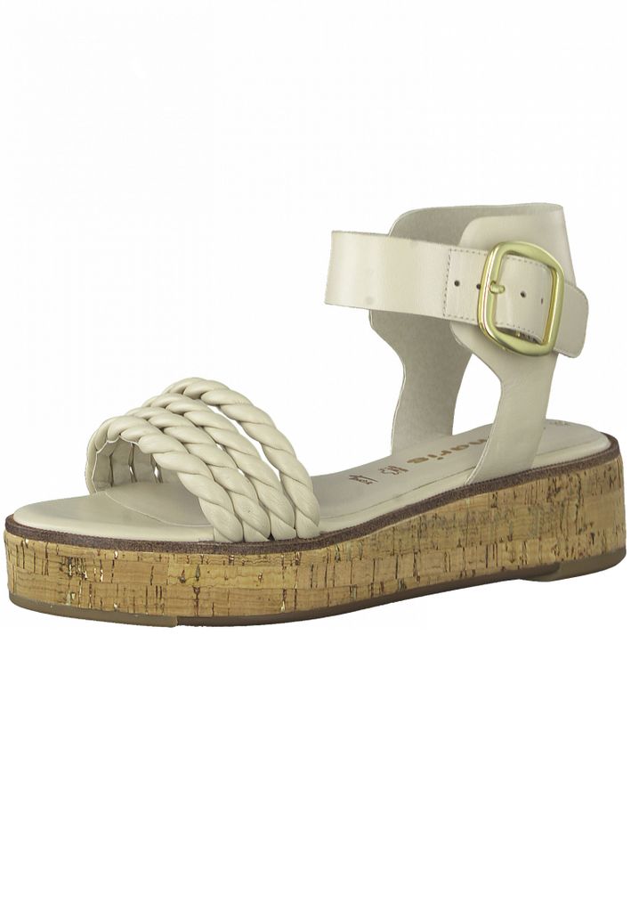 TAMARIS Damen Wedge/Plat Sand Art: 1-1-28209-28 in ivory (beige) - Größe:41